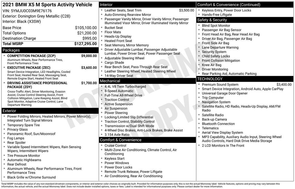 bmw x5 m 2021 5YMJU0C03M9E76176 image bmw x5 m 2021 5YMJU0C03M9E76176 image